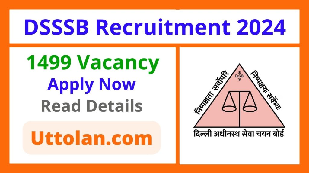 DSSSB Recruitment 2024