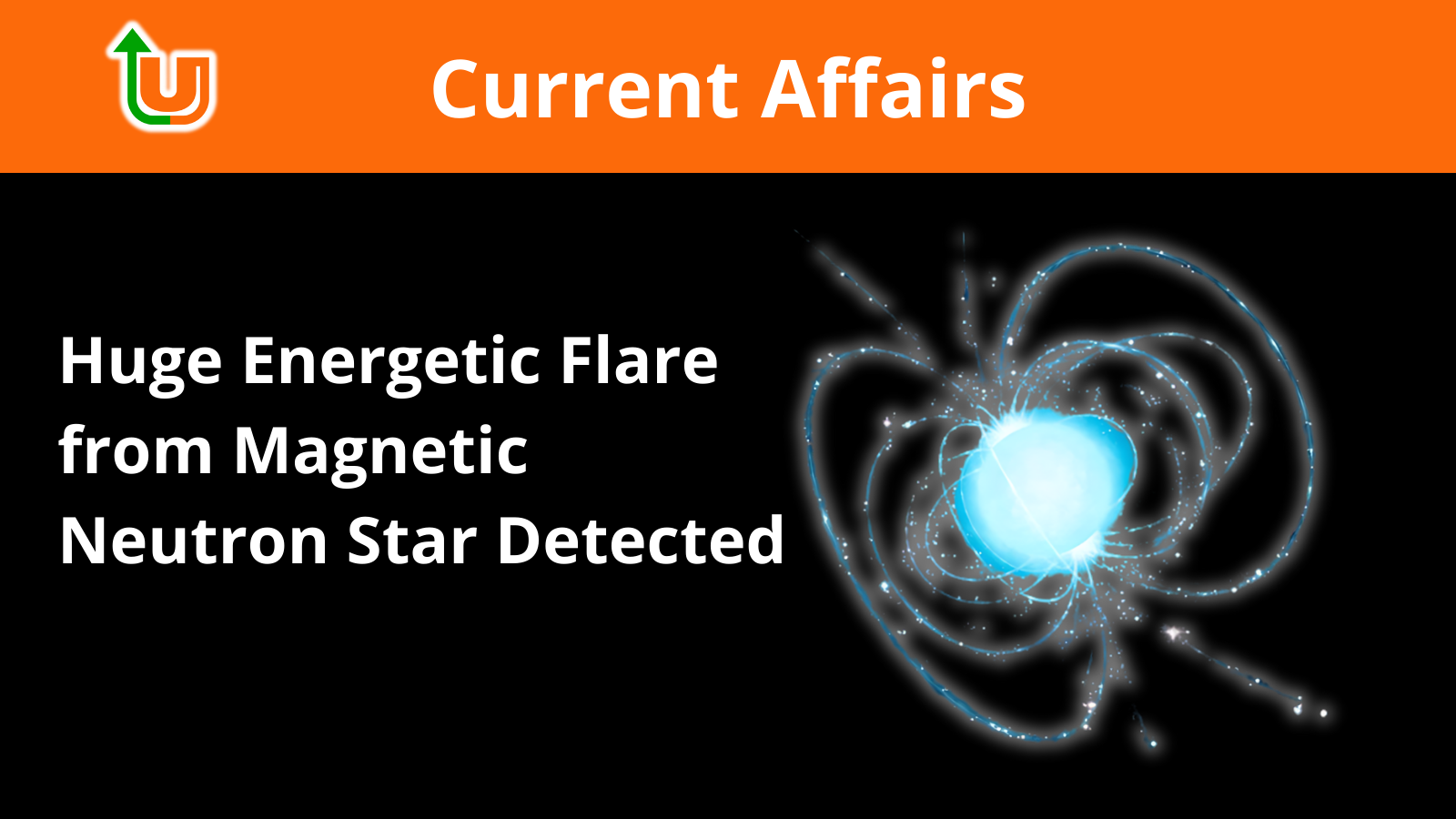 Huge Energetic Flare from Magnetic Neutron Star Detected